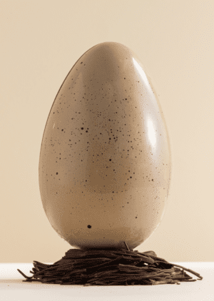 The Nest : Chocolate Egg with Hazelnut Spread Marshmallow