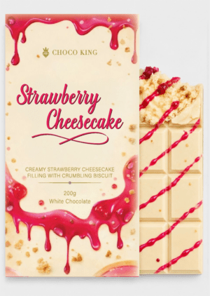 Strawberry Cheesecake Chocolate Bar / 200g